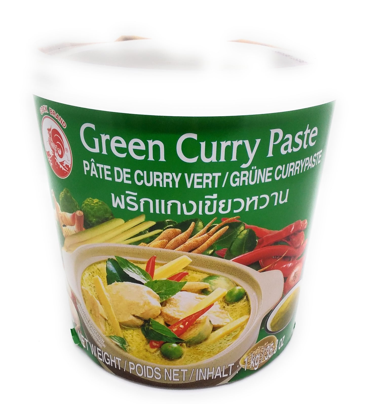 Cock Green Curry Paste - 1KG