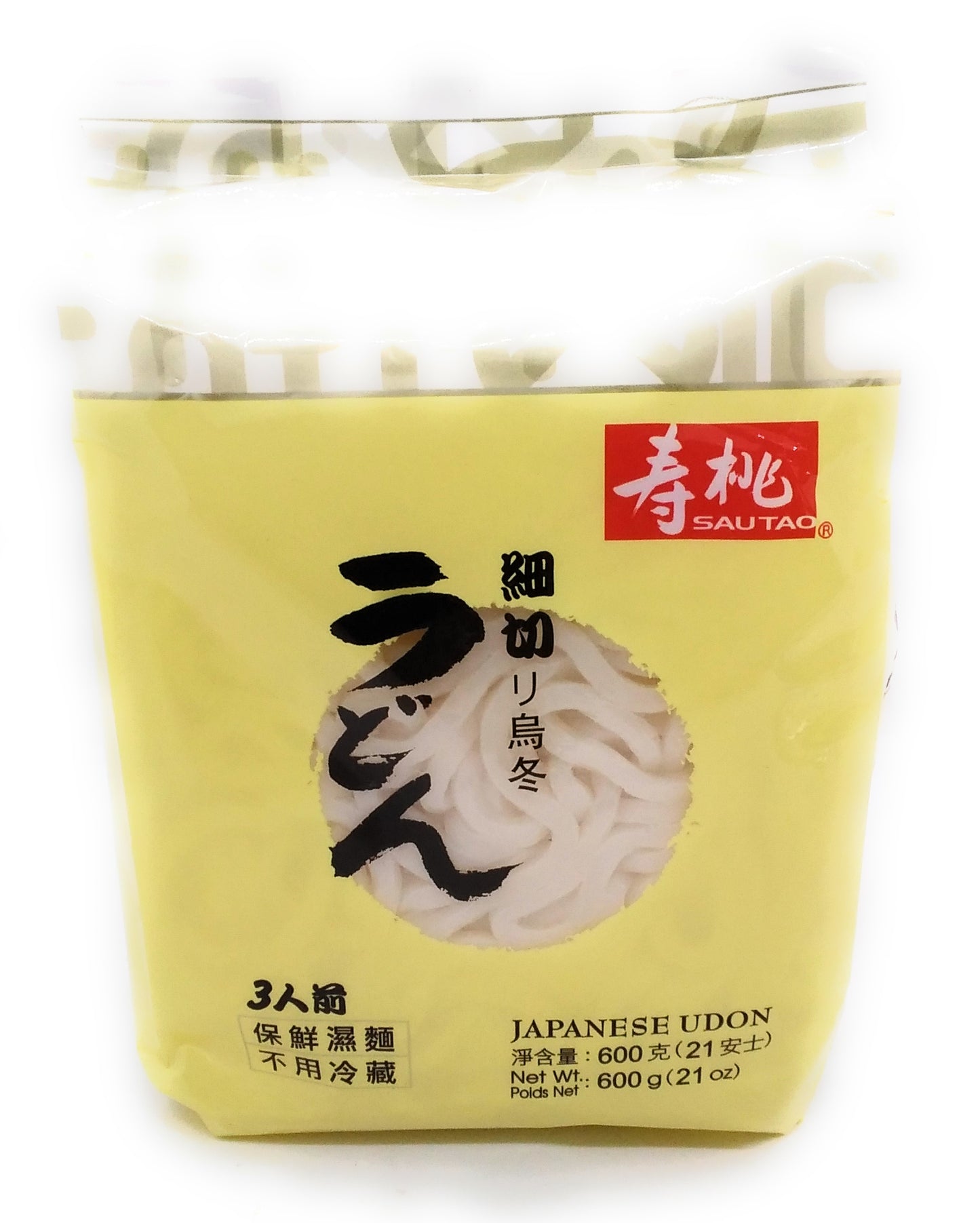 Sautao - Japanische Udon-Nassnudeln ohne Kühlung - 600g