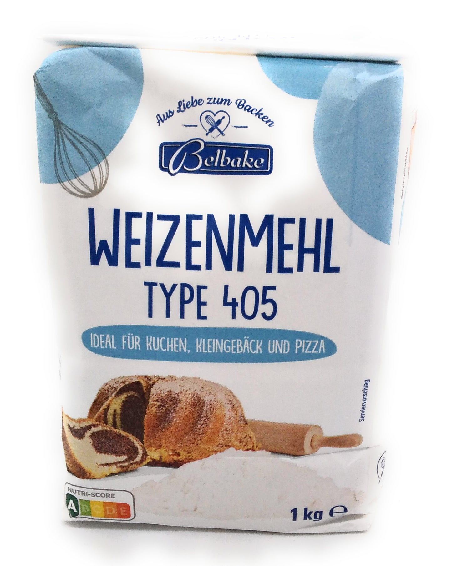 Belbake Weizenmehl Typ 405 – 1 kg