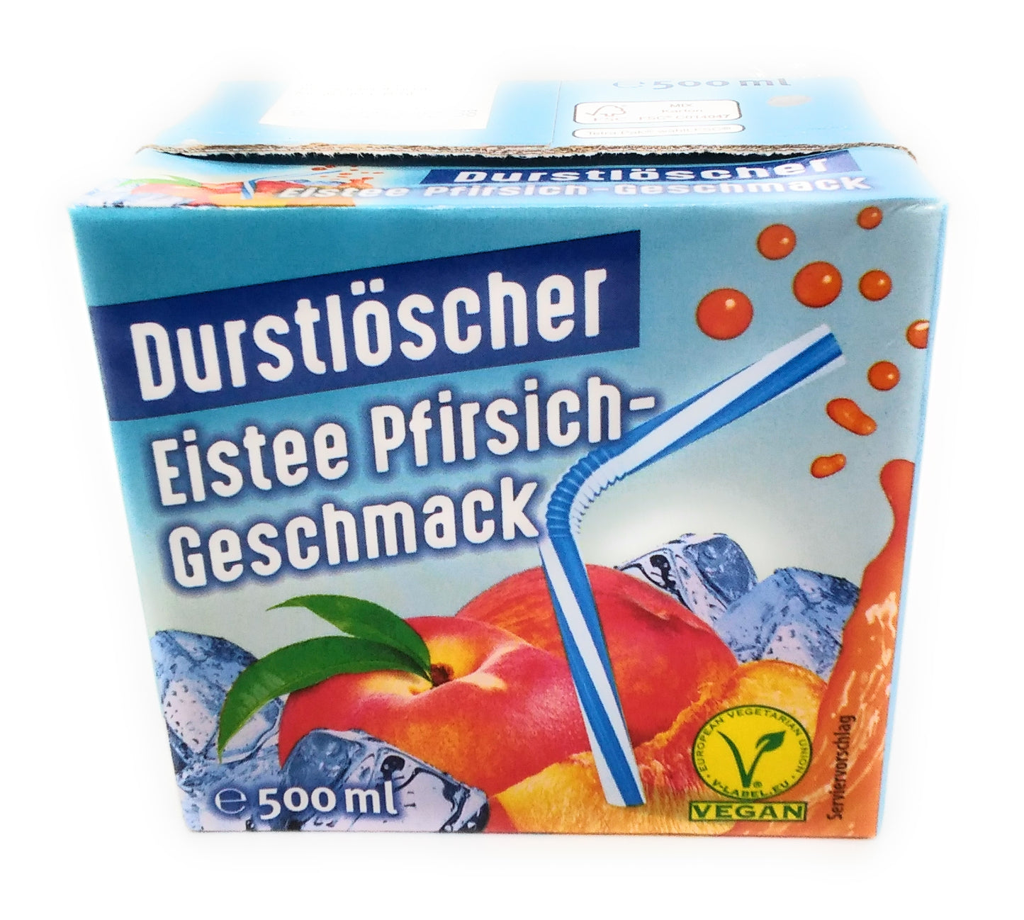 Durstlöscher Eistee Pfirsichgeschmack – 500 ml
