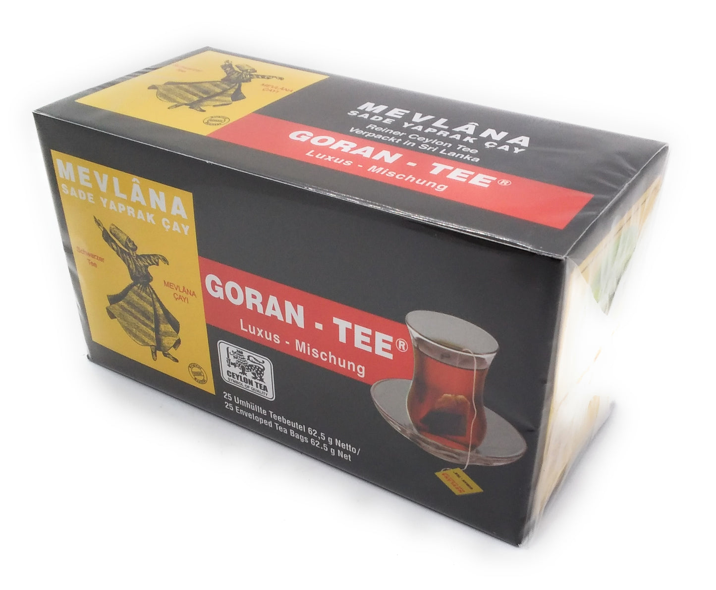 Mevlana Black Tea Bags Ceylon Turkish Tea-62,5G/25Bags