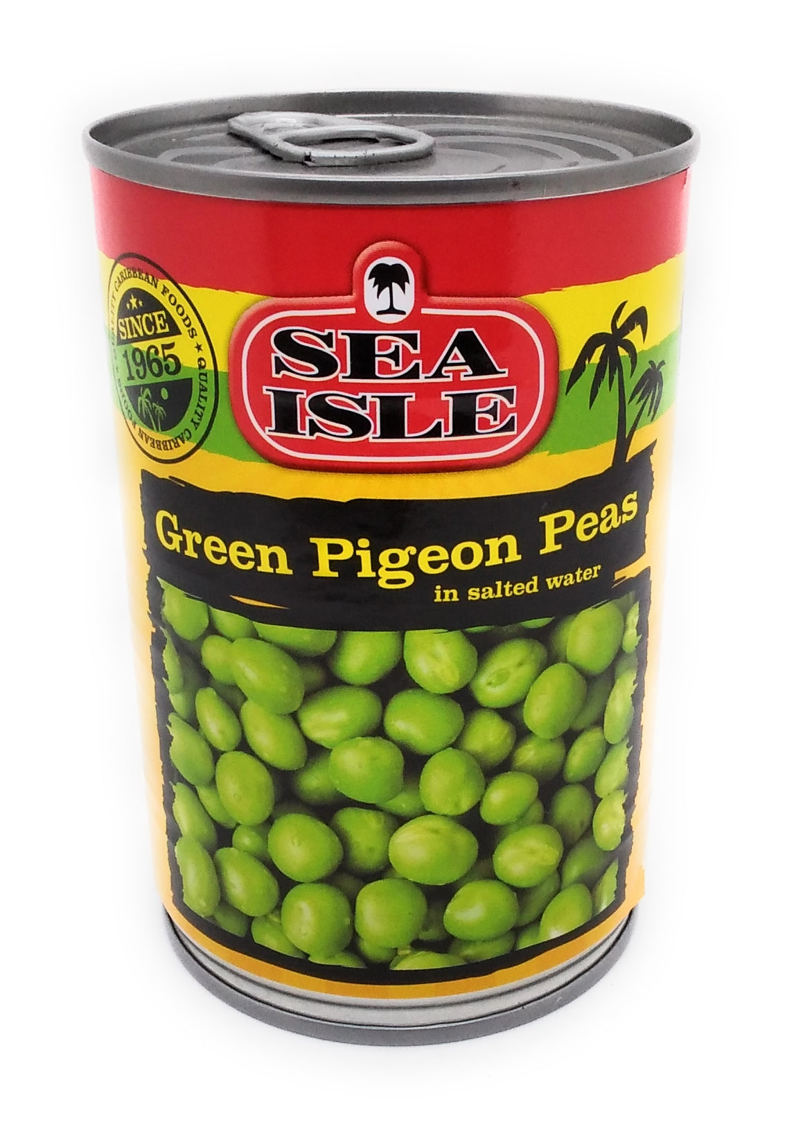 Seeinsel - Grüne Taubenerbsen von im Salzwasser