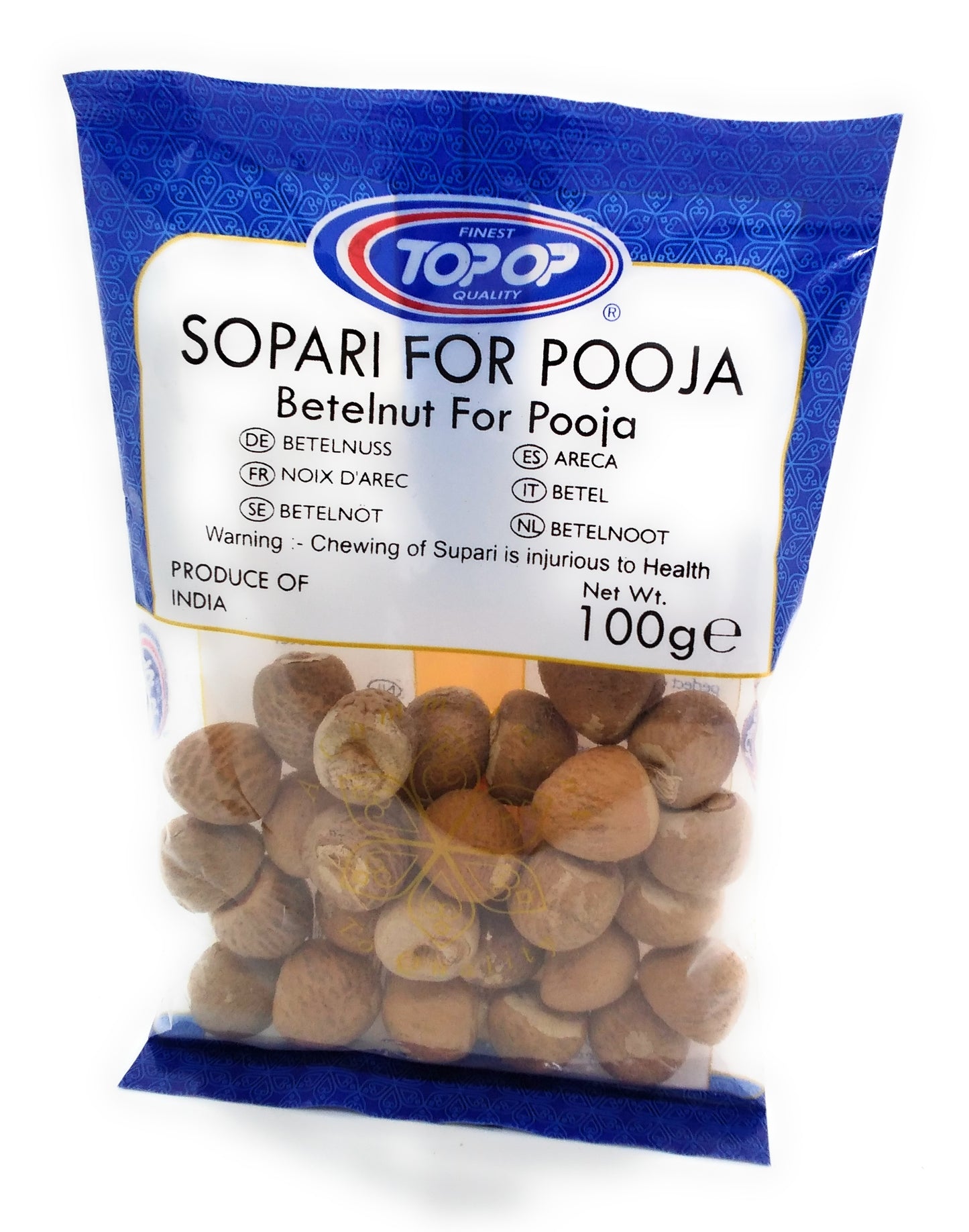 Top-Op Sopari für Pooja 100g