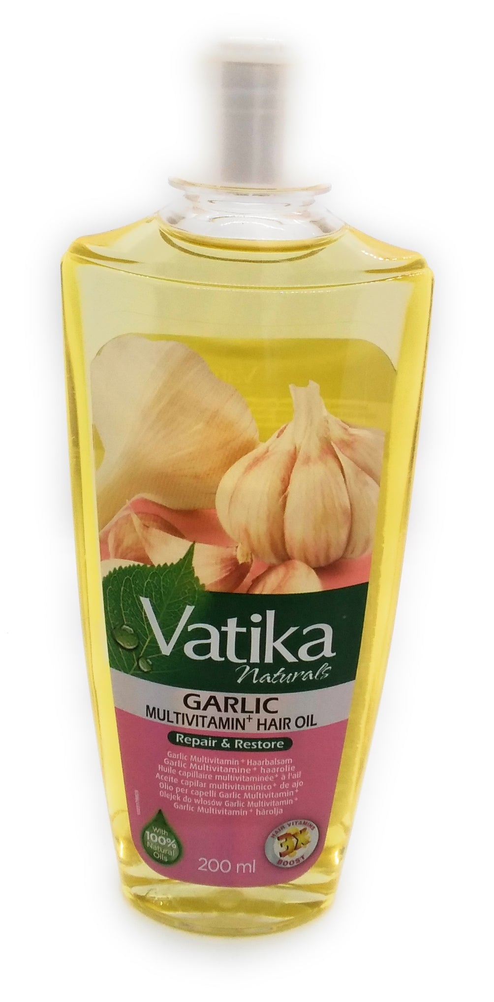 Vatika Natural Garlic Multivitamins Hair Oil - 200ml