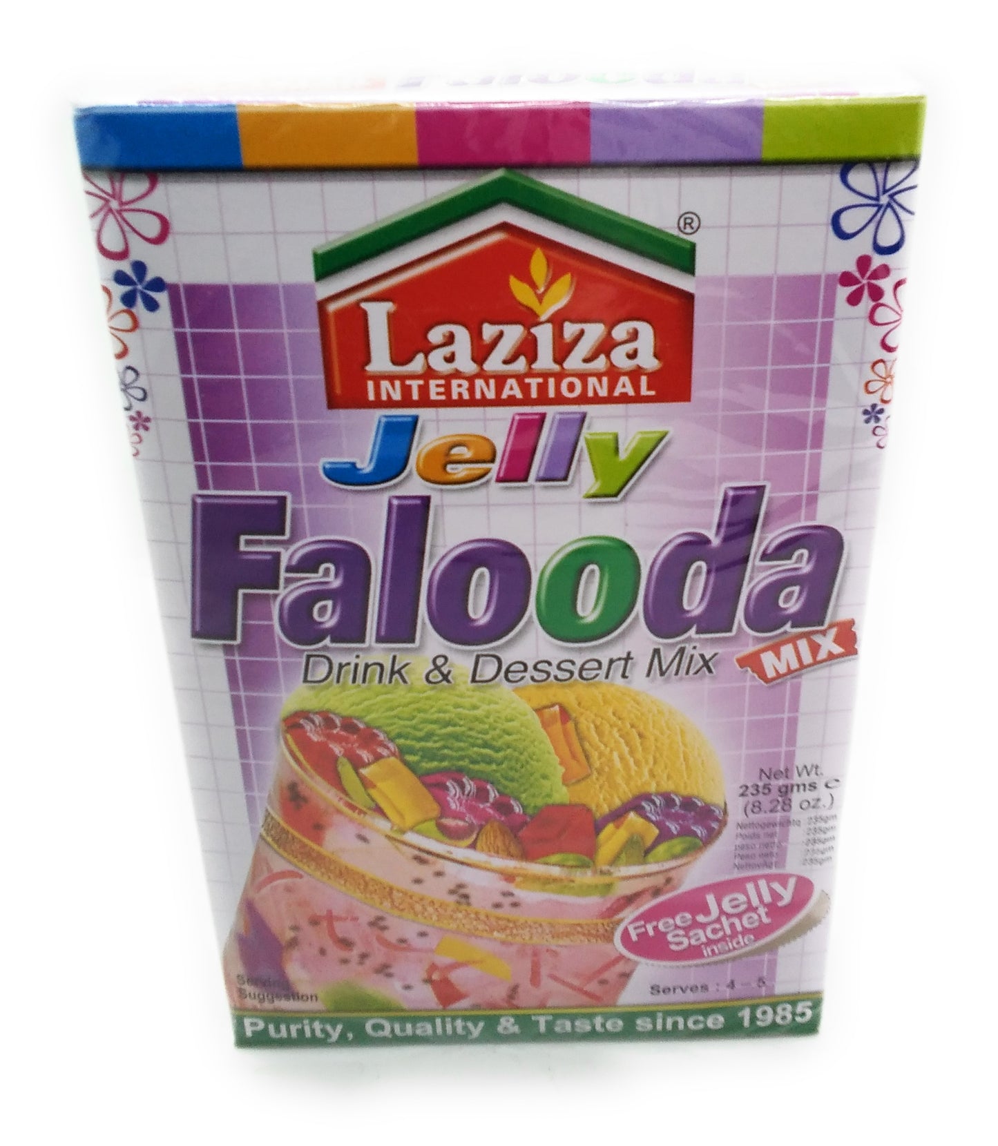 Laziza Jelly Falooda Drink and Dessert Mix - 235g