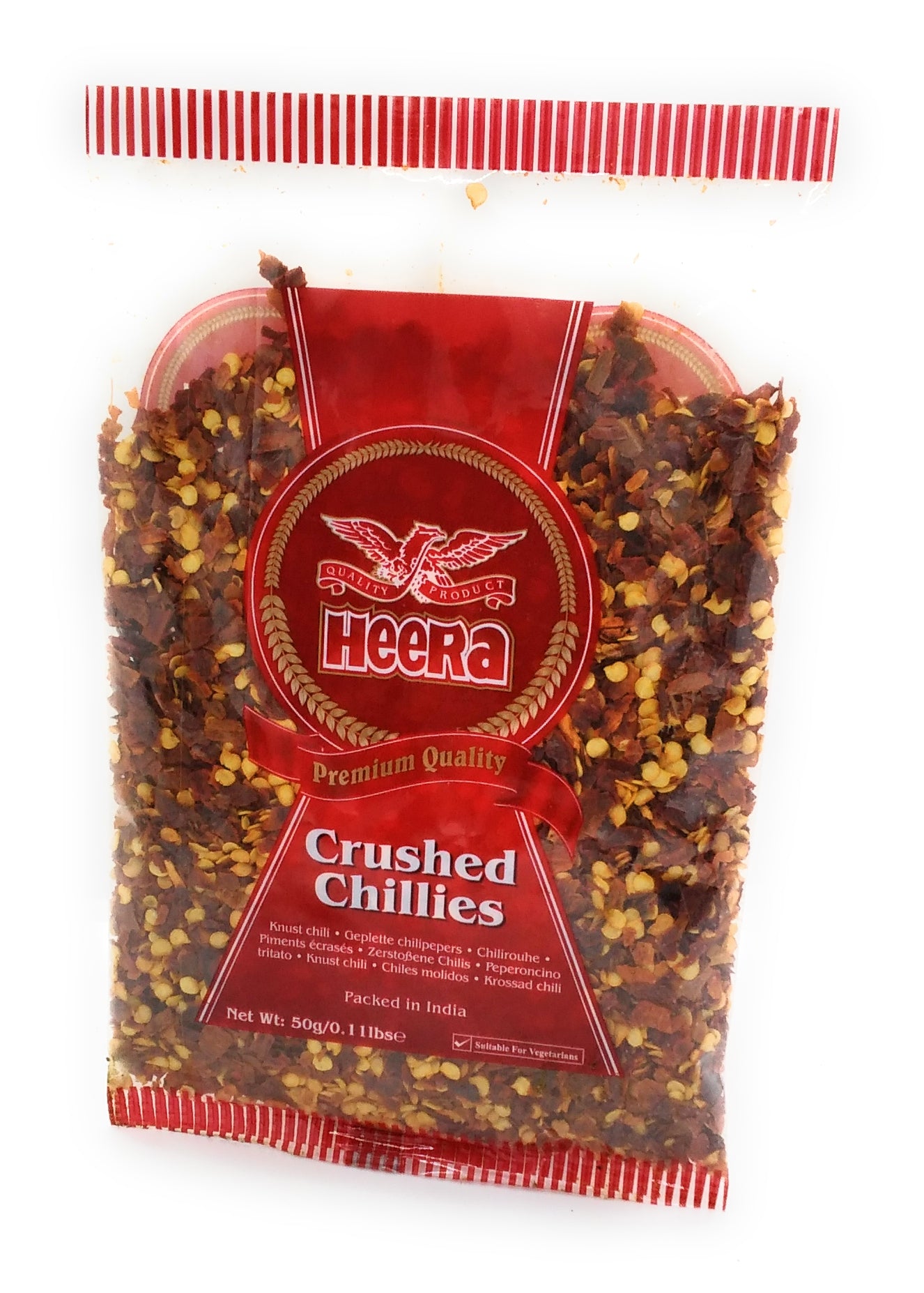 Heera zerkleinerte Chilis