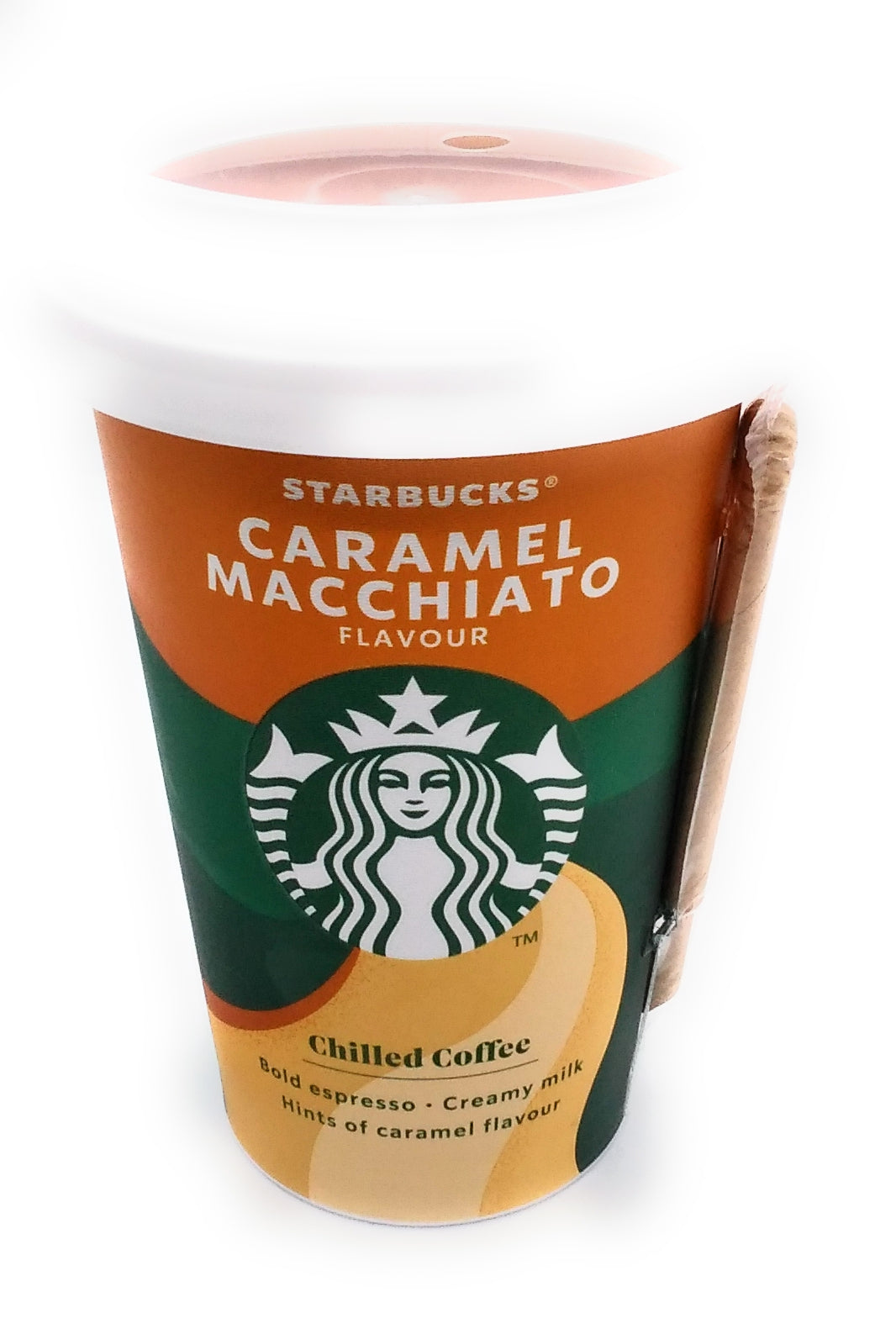 Gekühlter Kaffee mit Karamell-Macchiato-Geschmack von Starbucks