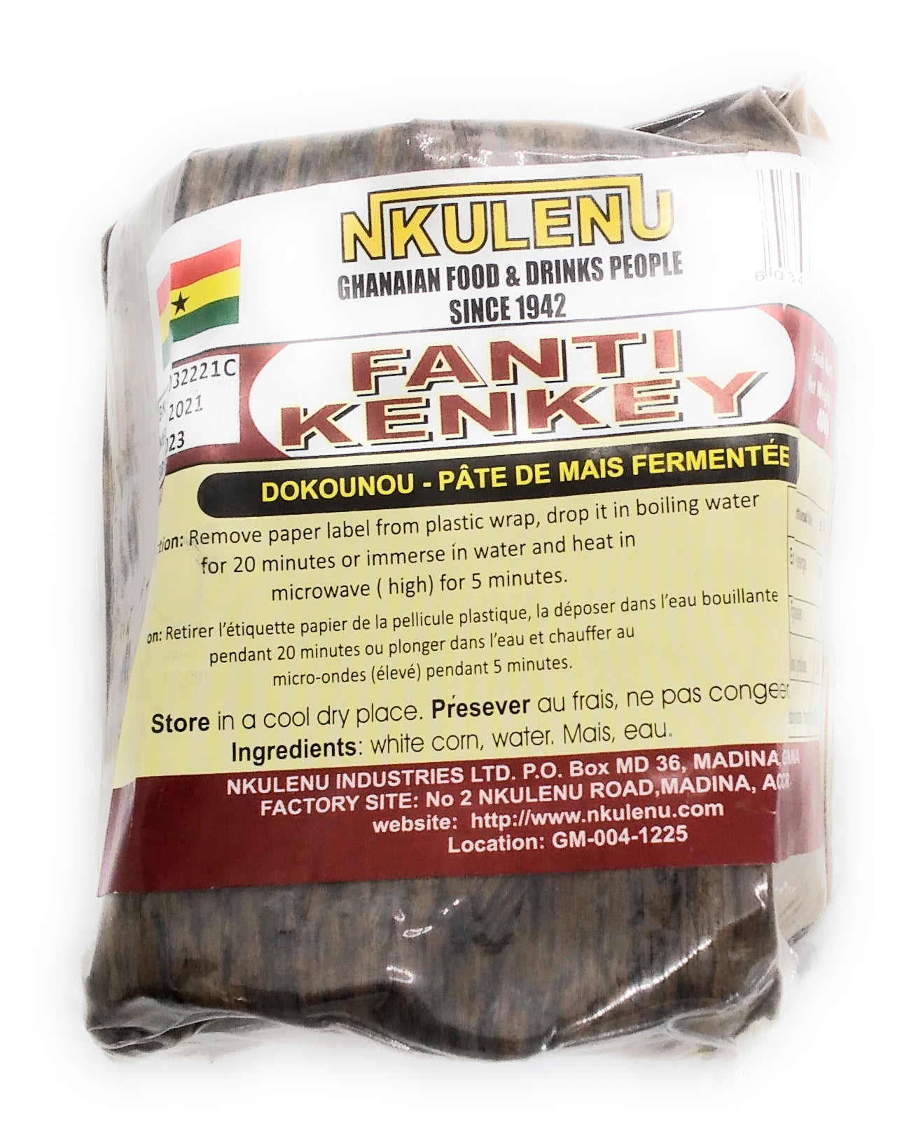 Nkulenu Fanti Kenkey