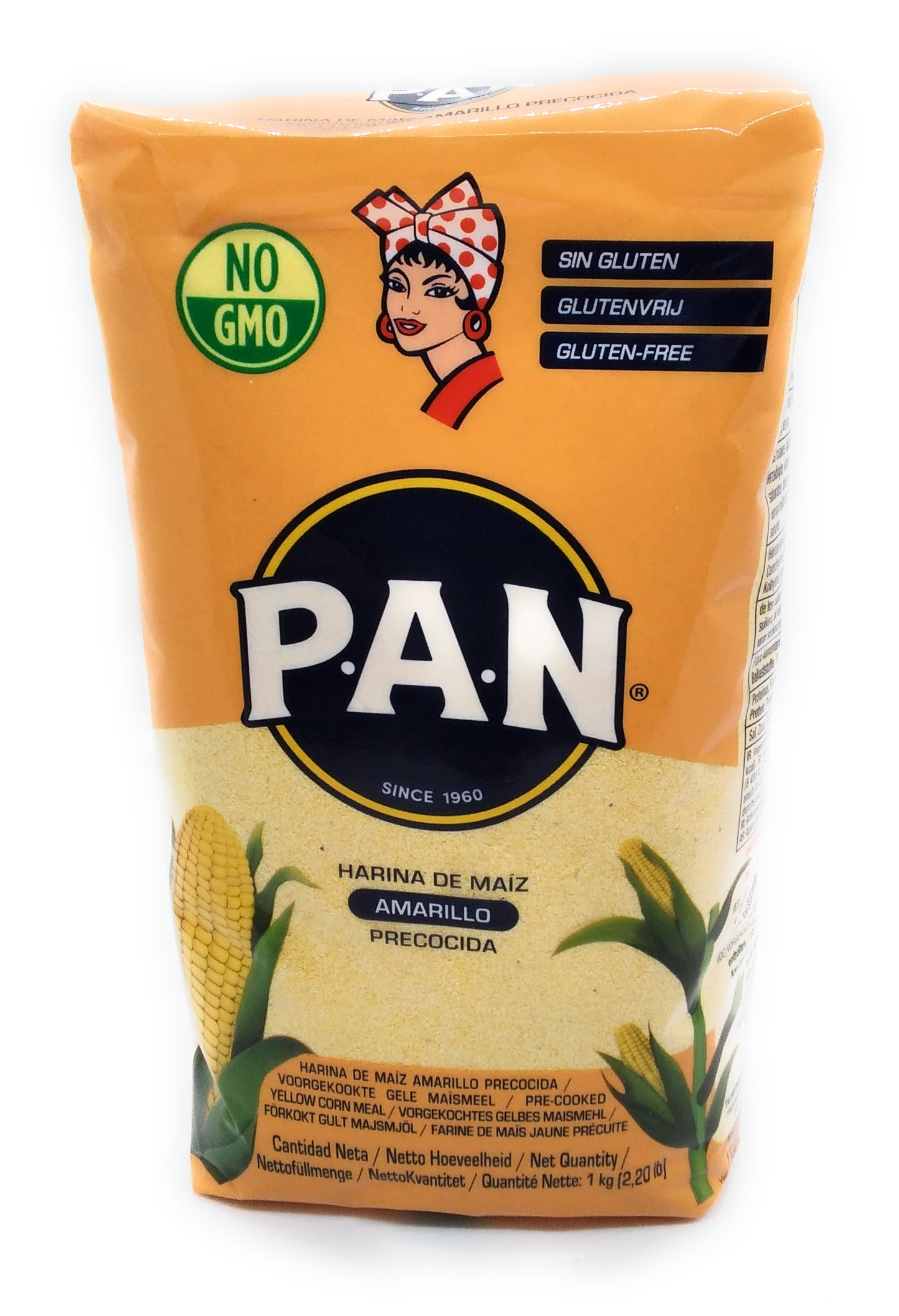 Pan Precooked Yellow Corn Flour - 1kg