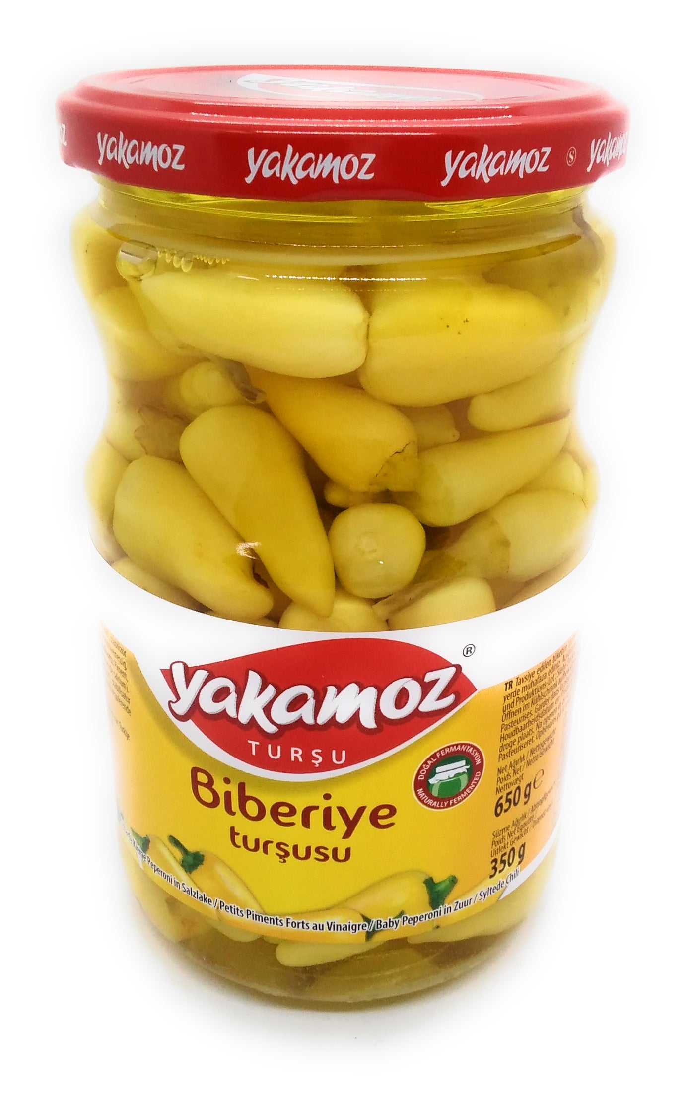Yakamoz Pickled Rosemary Small Hot Peppers with Vinegar Baby Peperoni