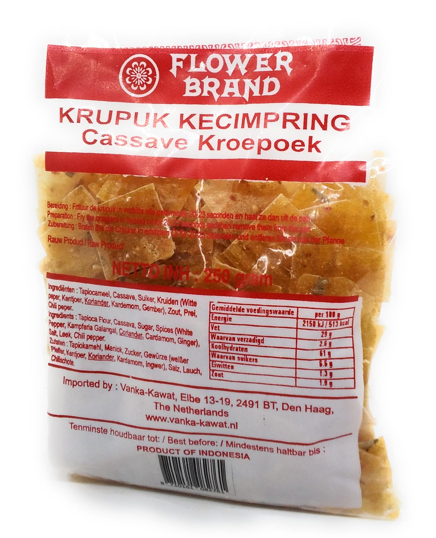 Blumenmarke - Cassava Kroepoek - 250g