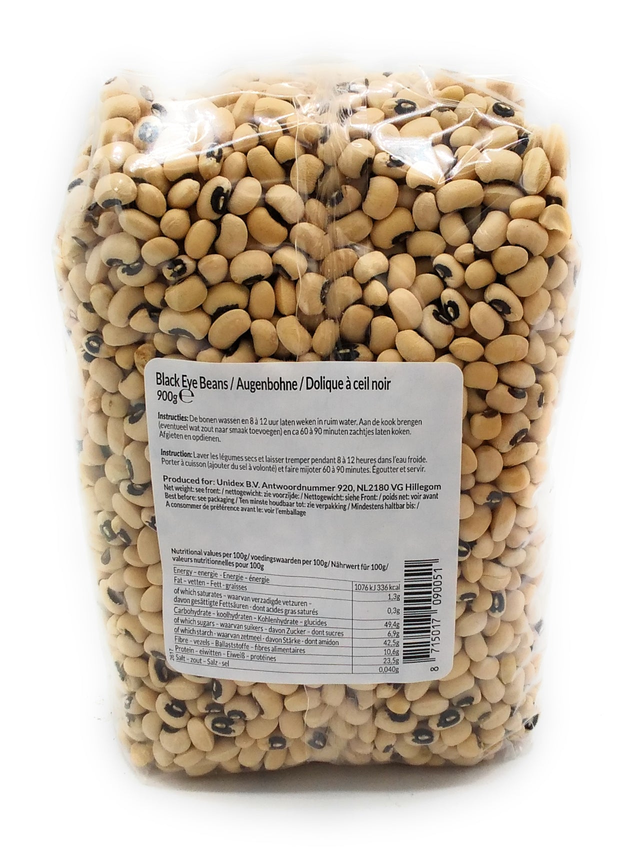 Schwarze Augenbohnen VDS – 900 g