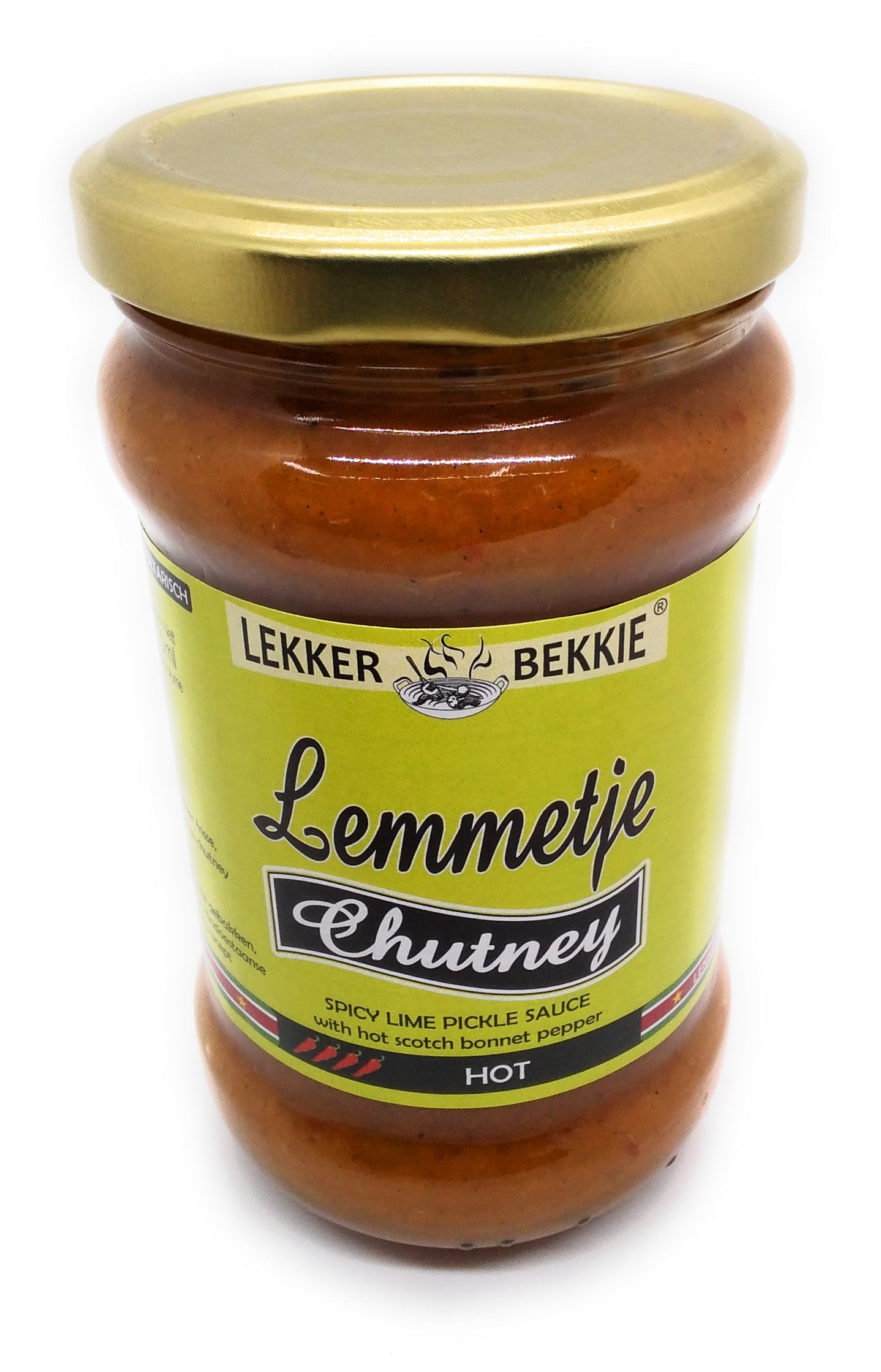 Lekker Bekkie Lemmetje Chutney Spicy Lime Pickle Sauce