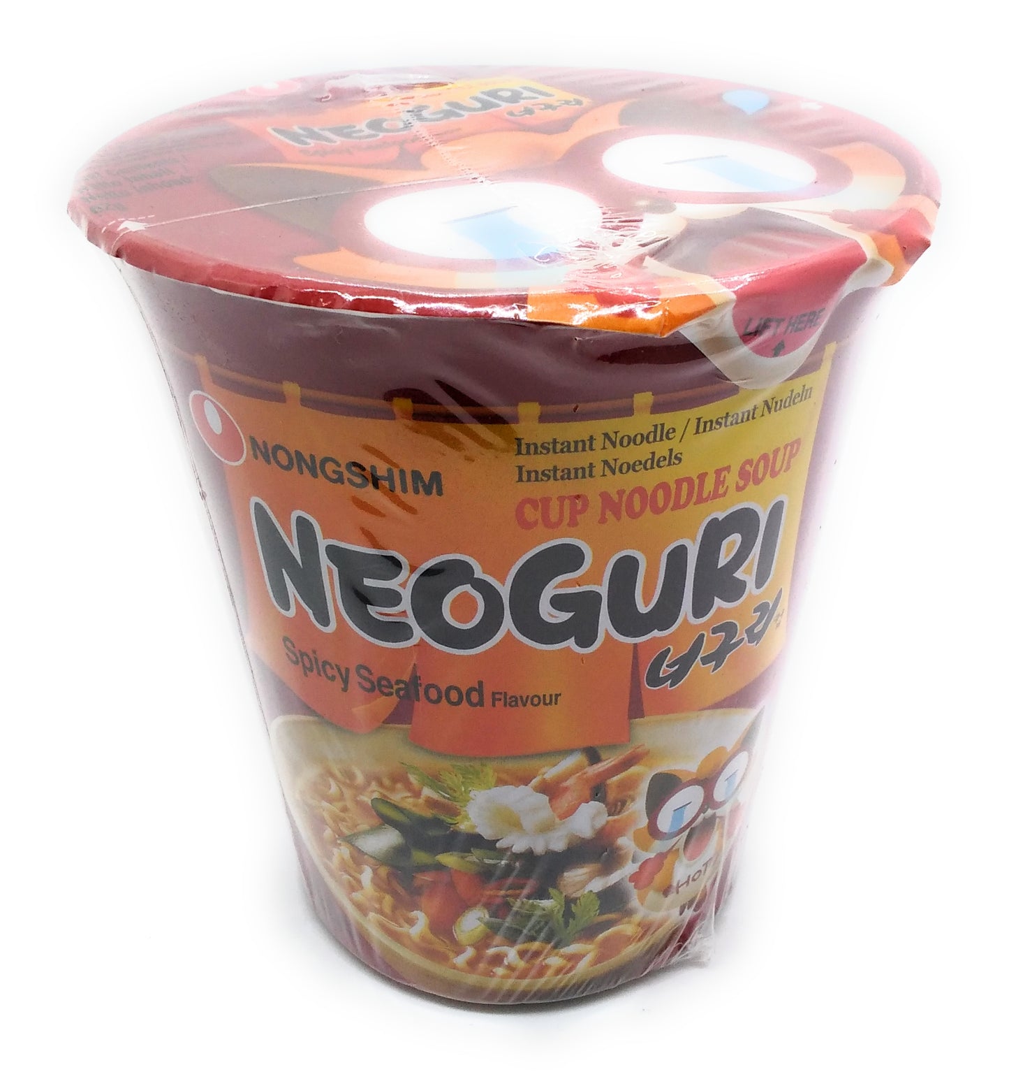Neoguri Cup Noodles Soup Spicy Seafood Flavor