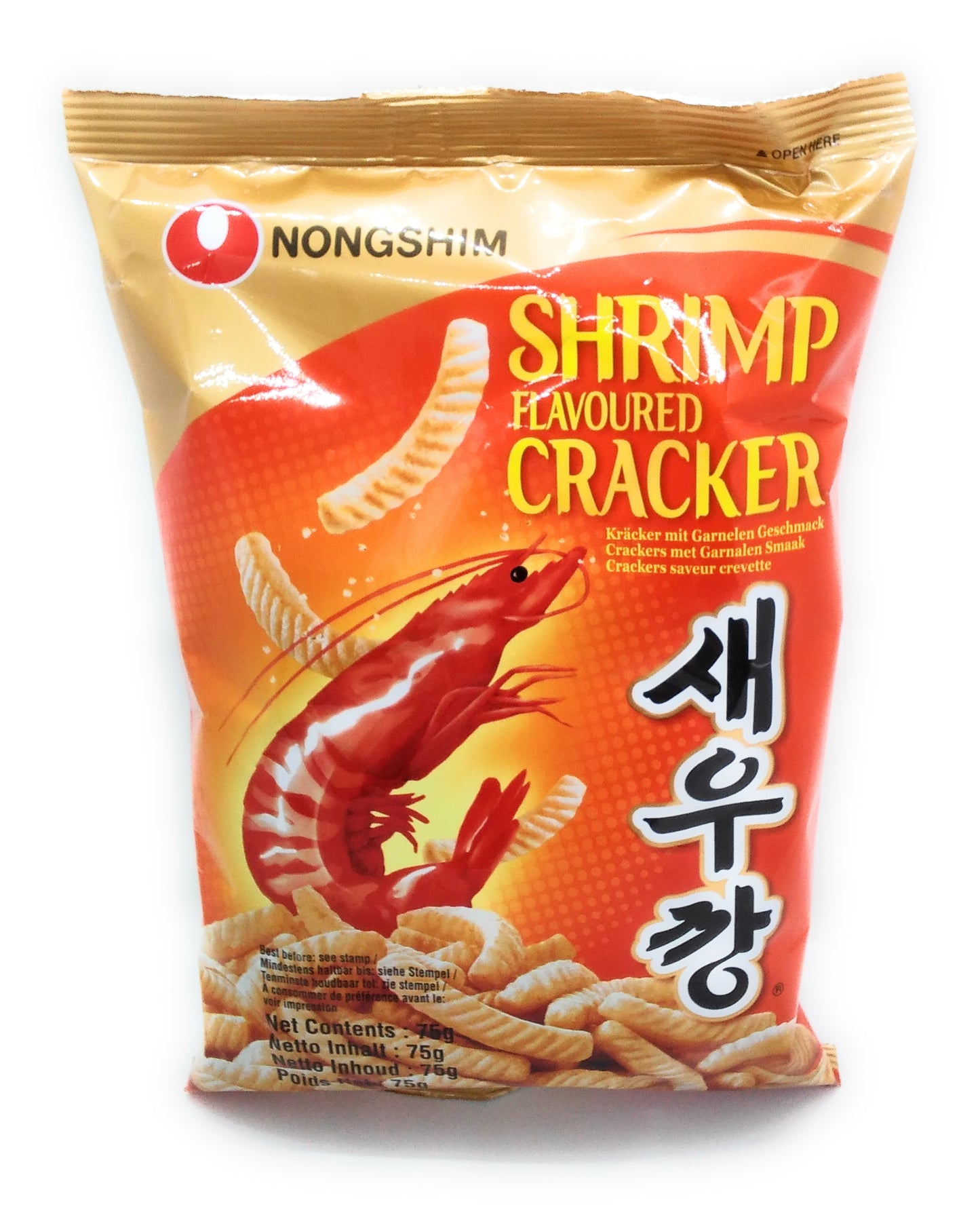 Cracker mit Garnelengeschmack