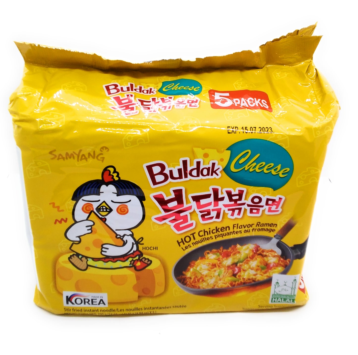 Samyang Instant Noodles Hot Chicken Ramen Cheese Halal