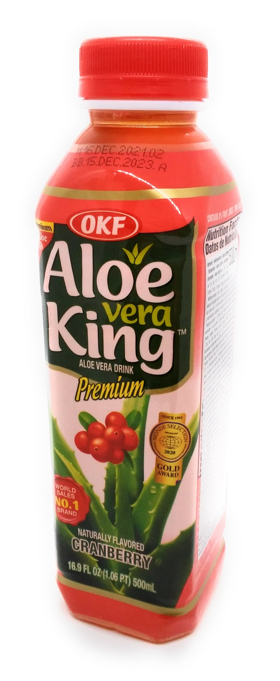 OKF - Aloe Vera Juice - Cranberry - 500ml