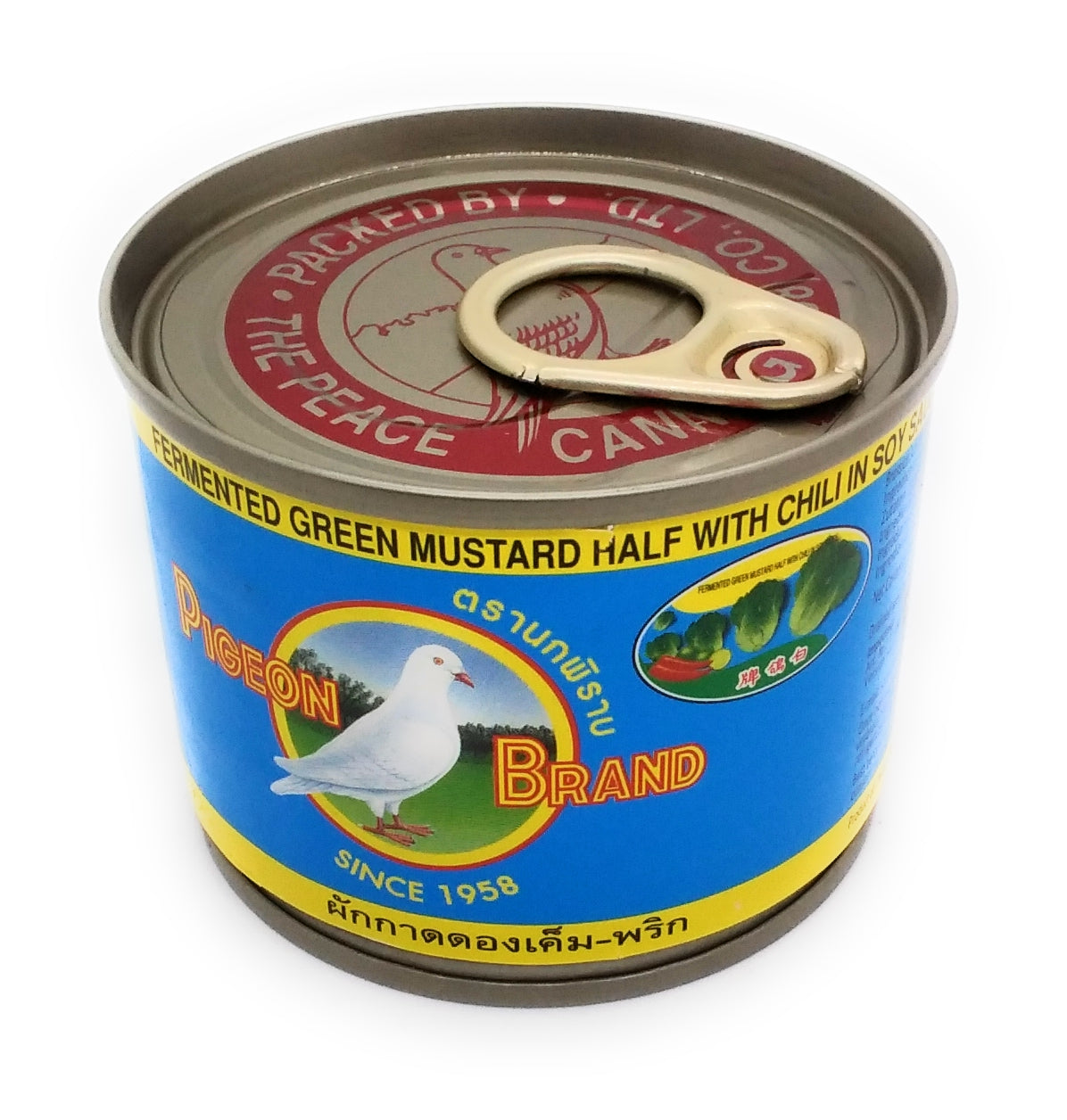 PIGEON - eingelegter grüner Senf mit Chili