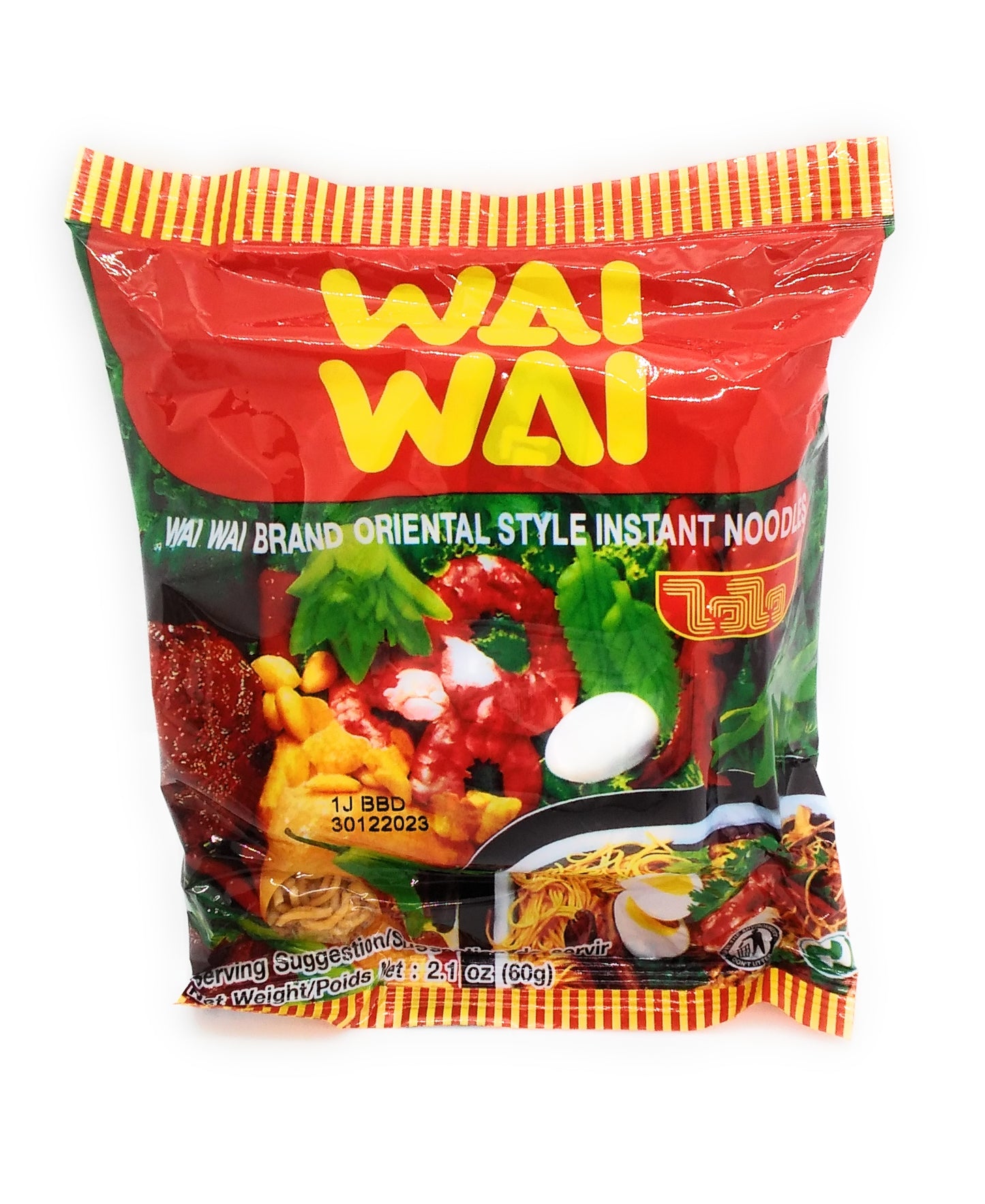 Wai Wai Brand Instant-Nudeln im orientalischen Stil – 60 g