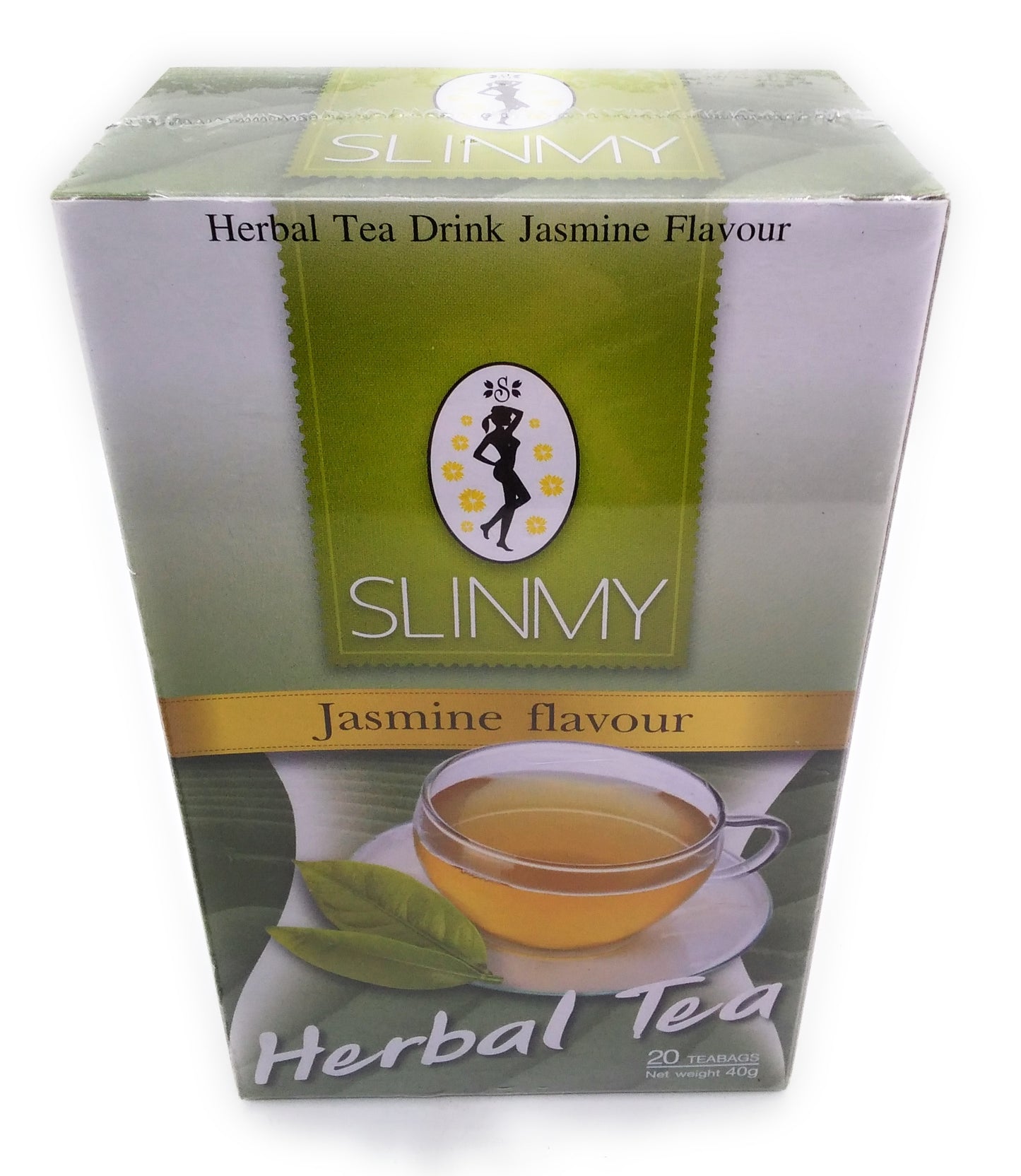 Slinmy Kräutertee mit Jasmingeschmack, 40 g/20 Beutel
