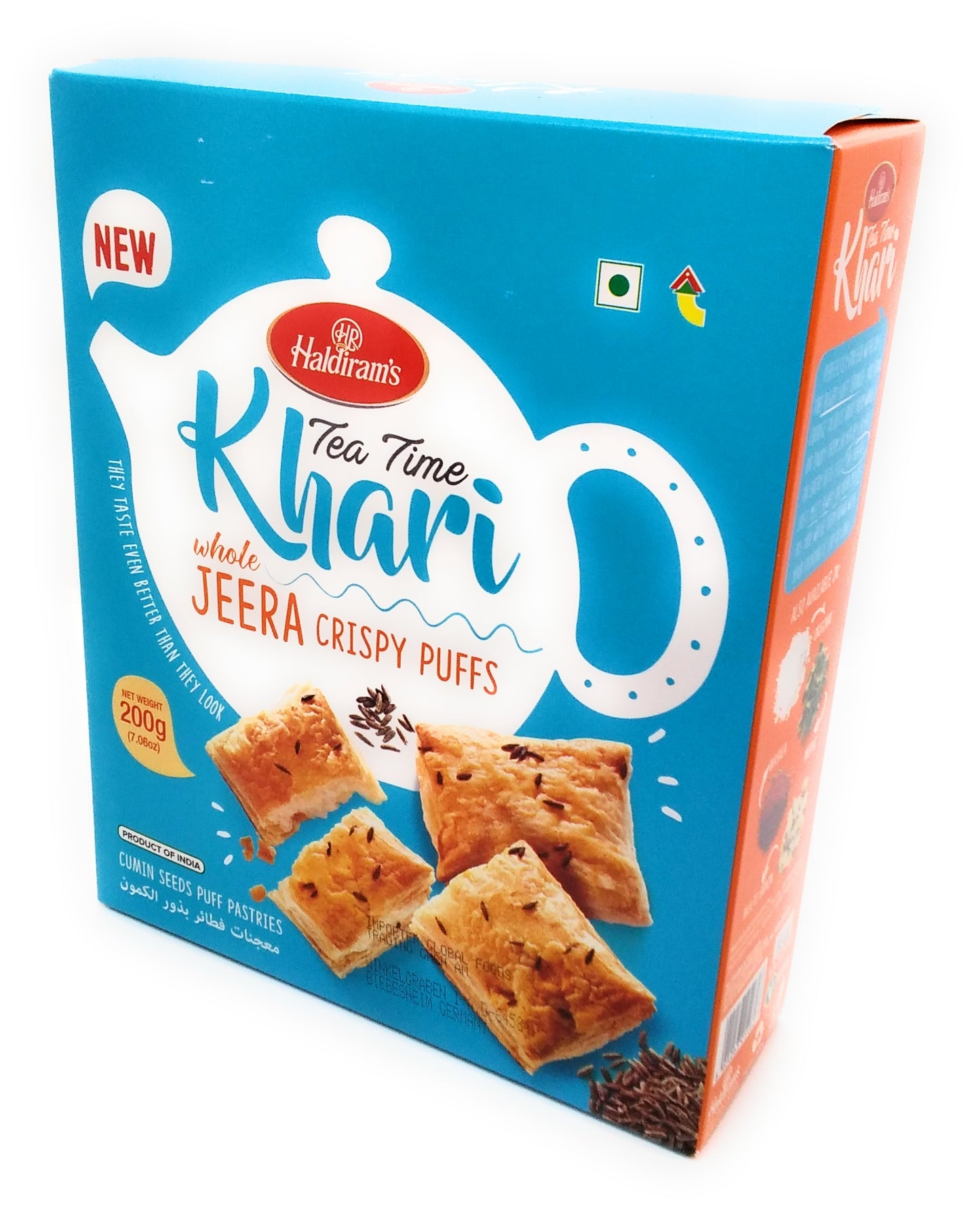 Haldiram's - Tea Time Khari Whole Jeera Crispy Puffs