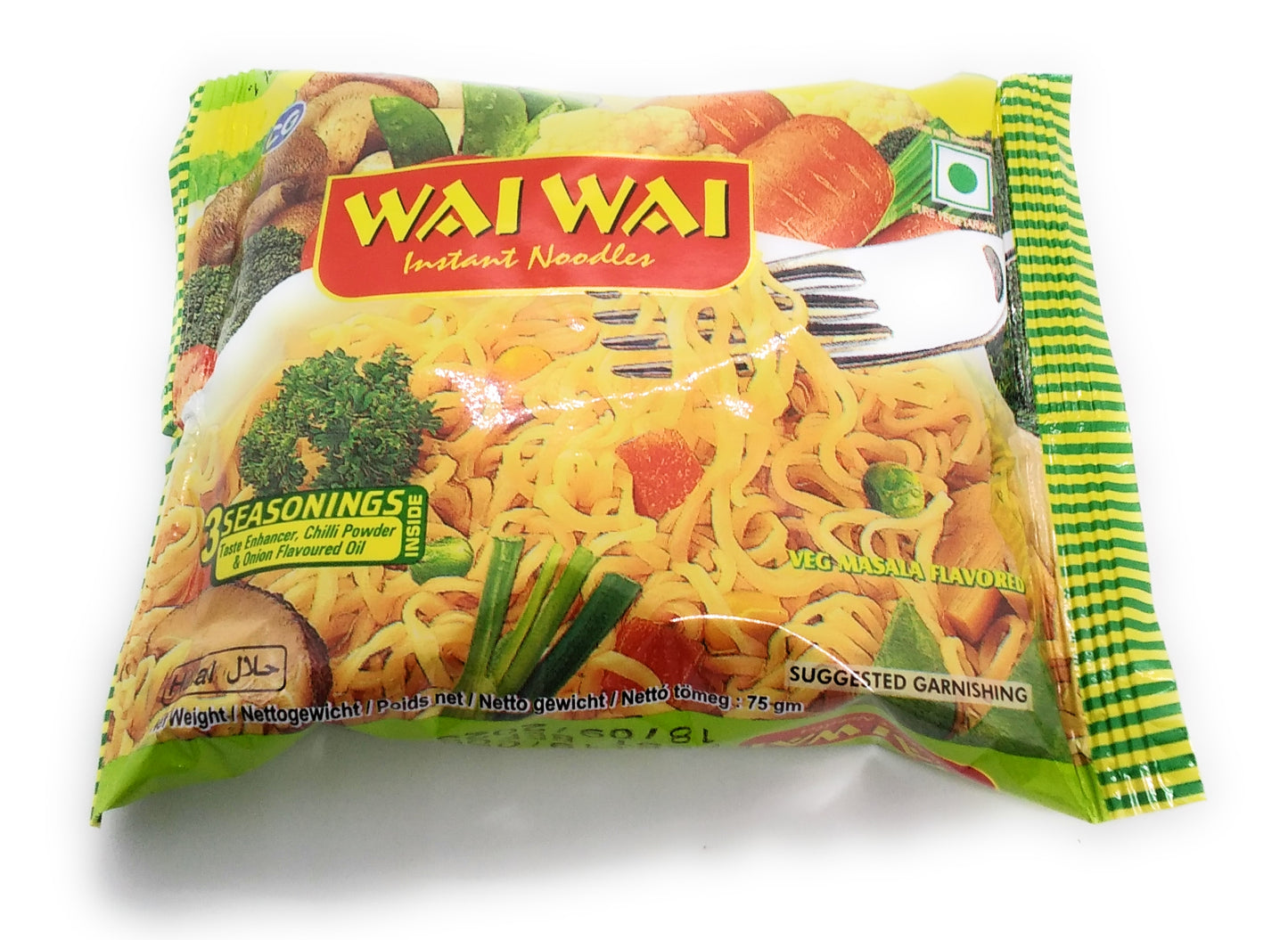Wai Wai Instant Noodles Vegetable Masala Flavour