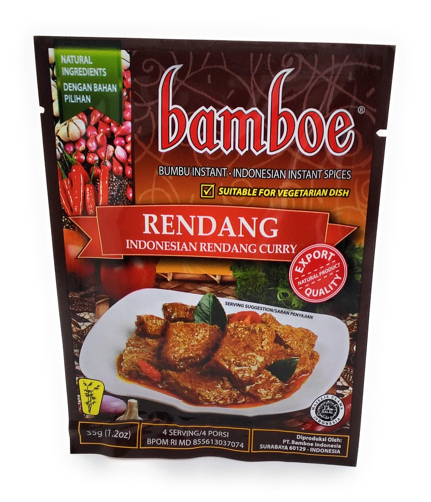 Bamboe Rendang Indonesian Rendang Curry - 35g