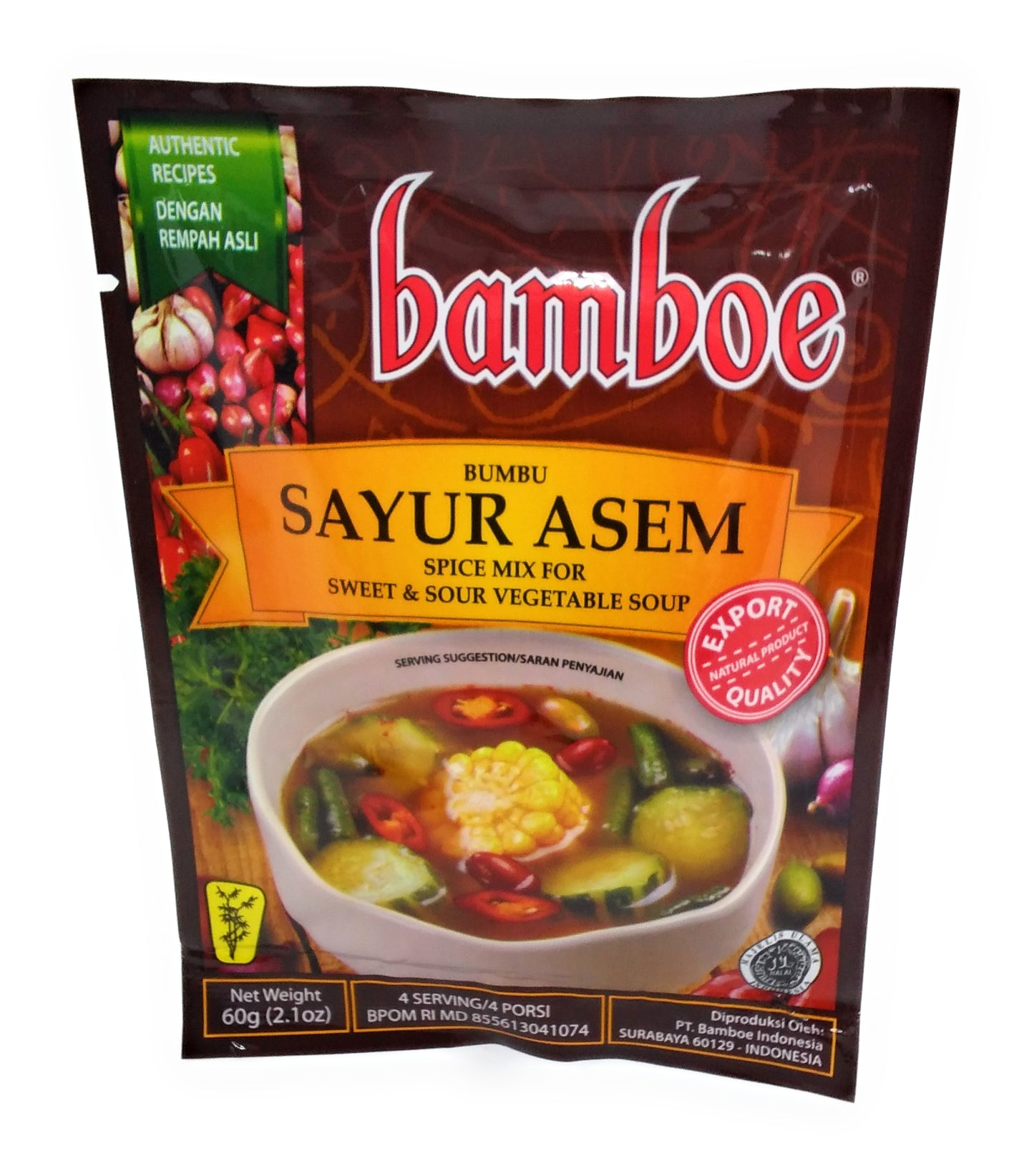 Sayur Asem Gewürzmischung für Saur und süße Gemüsesuppe – 60 g