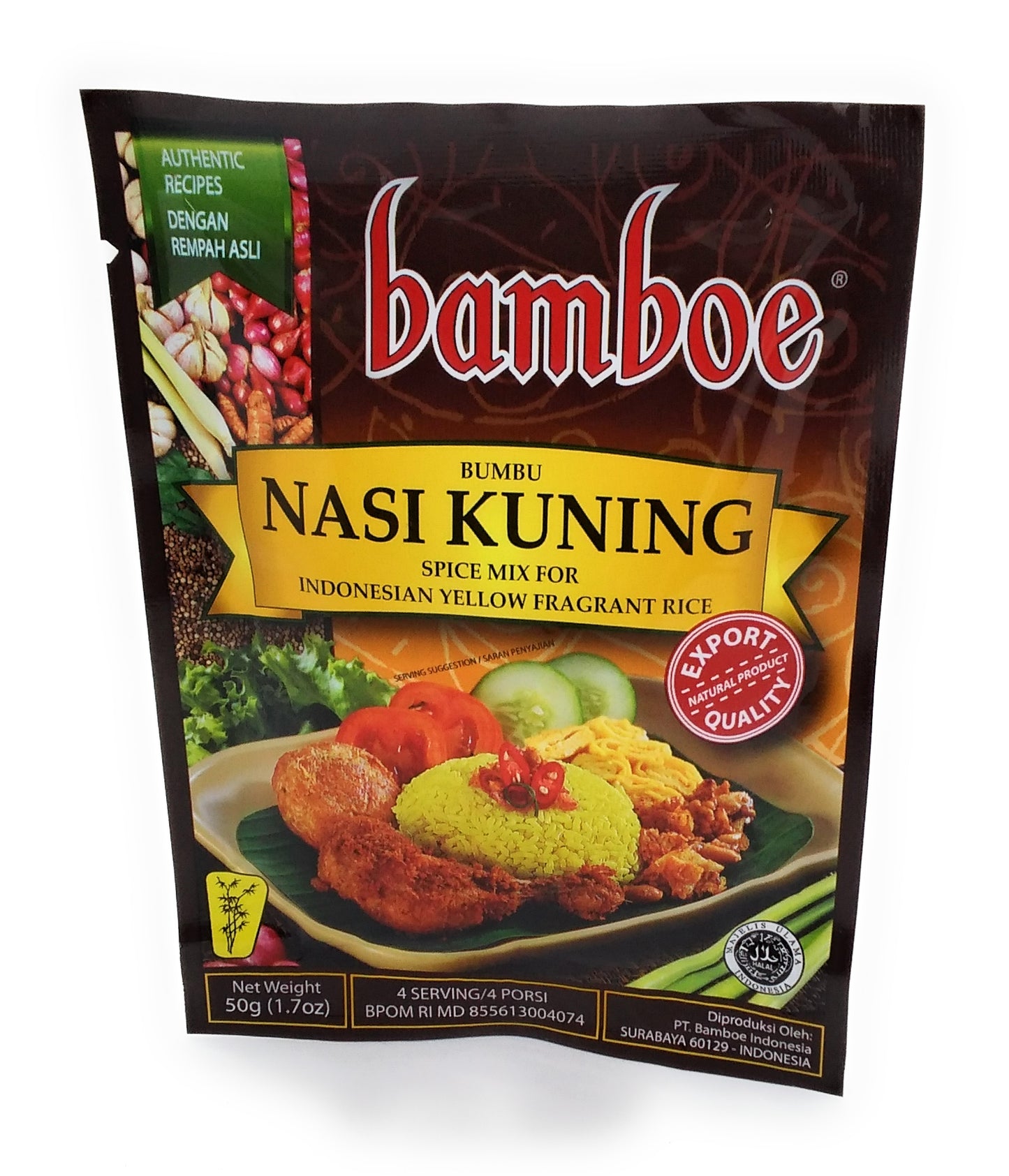 Nasi Kuning Gewürzmischung für indonesischen gelben Duftreis – 50 g