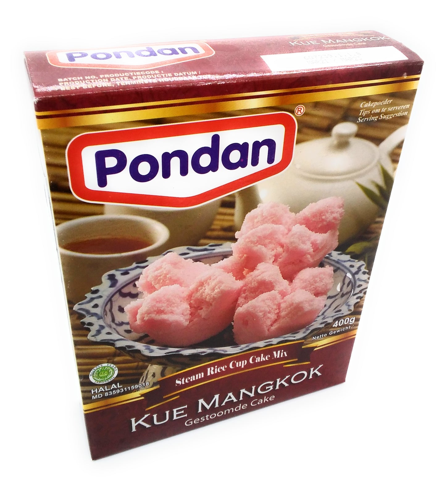 Pondan Steam Rice Cup Cake Mix