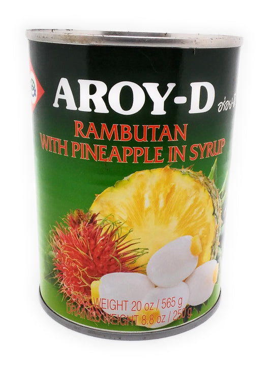 Aroy-D Rambutan with Pineapple in Syrup - 565g