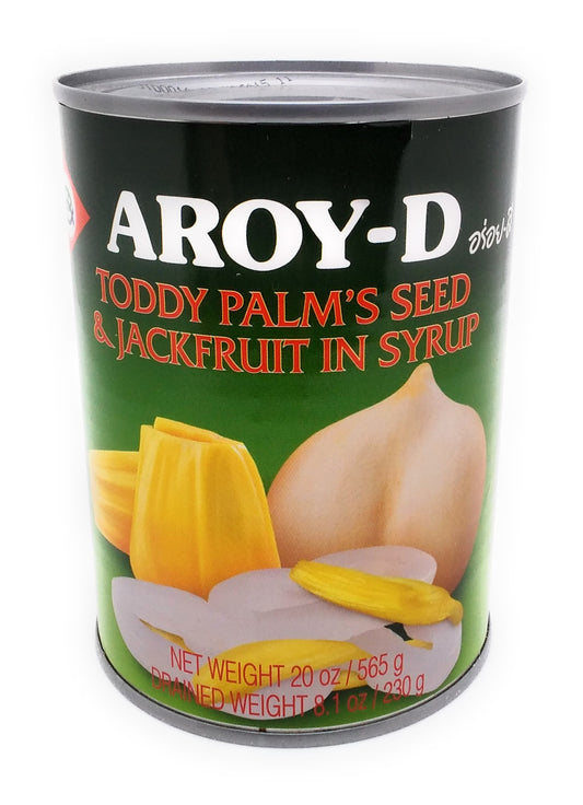 Aroy-D Toddy Palm's Seed & Jackfruit in Syrup - 565g
