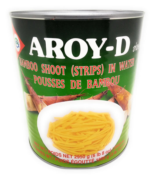 Aroy-D Bamboo Shoot Stirps in Water - 2950g