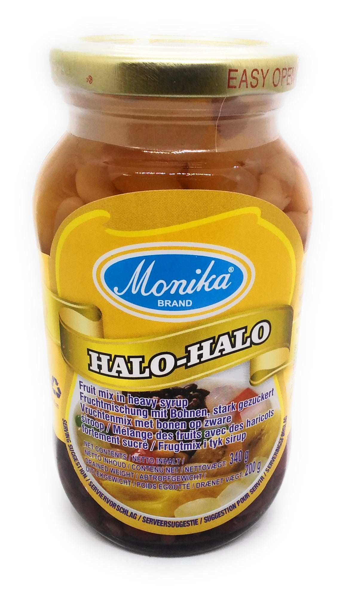 Monika - Halo Halo-Fruchtmischung in schwerem Sirup