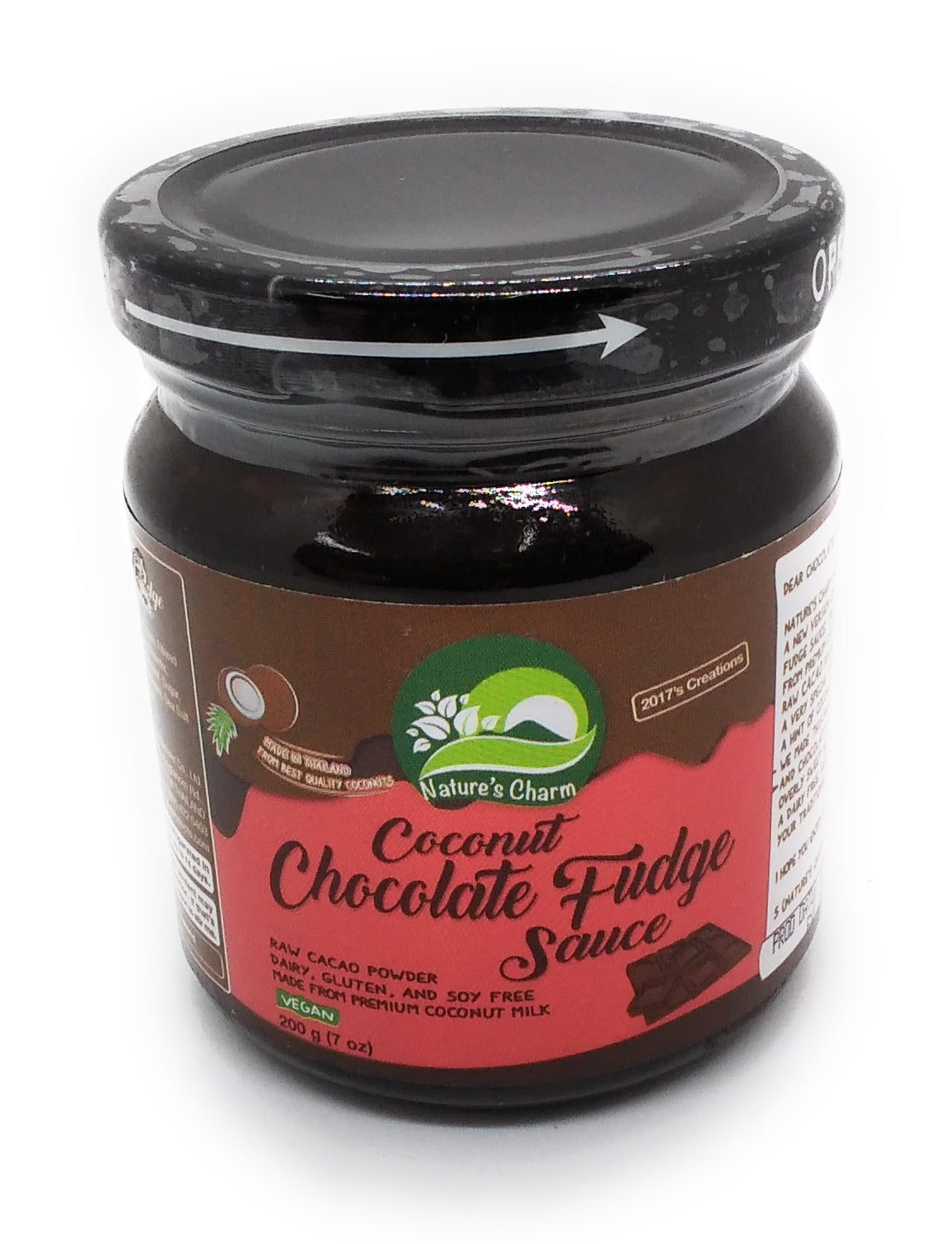 Natures Charm Coconut Chocolate Fudge Sauce