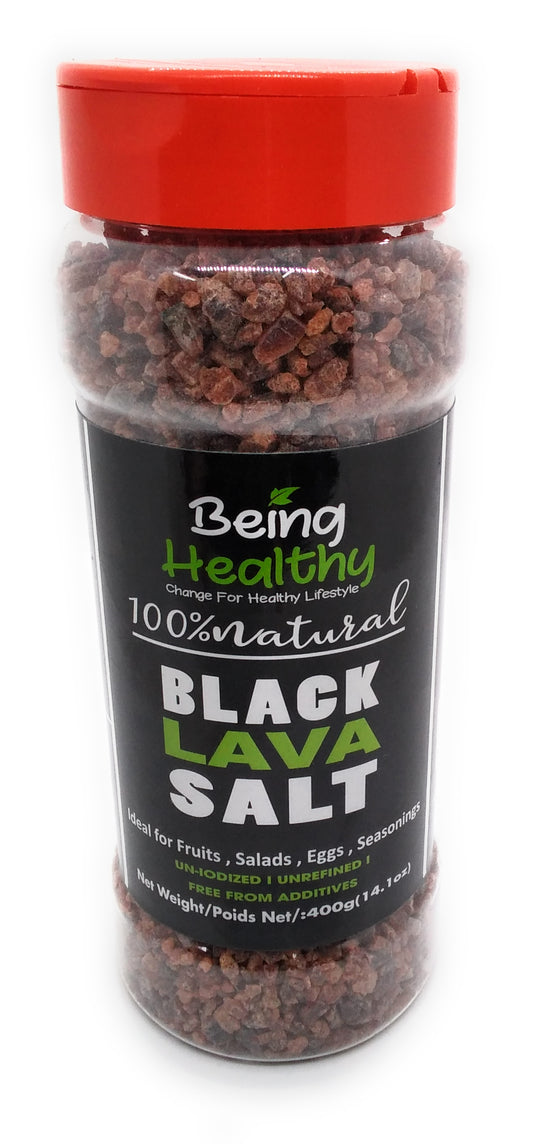 Being Healthy - Black Lava Salt
