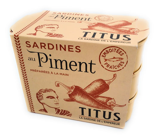 Titus- Sardinen Piment in scharfer Pfeffersauce