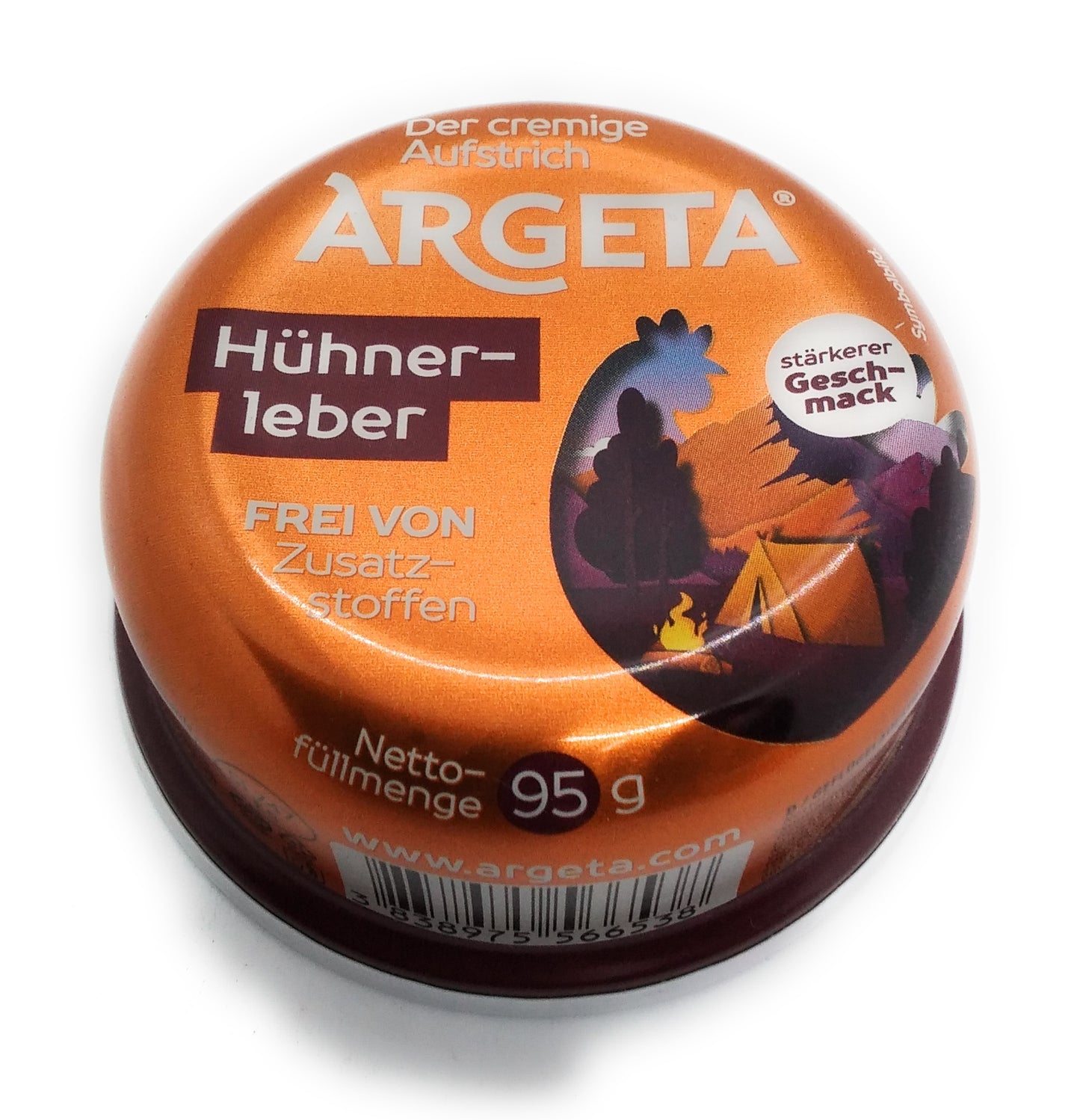 Argeta Hühnerleber, stärkerer Geschmack – 95 g
