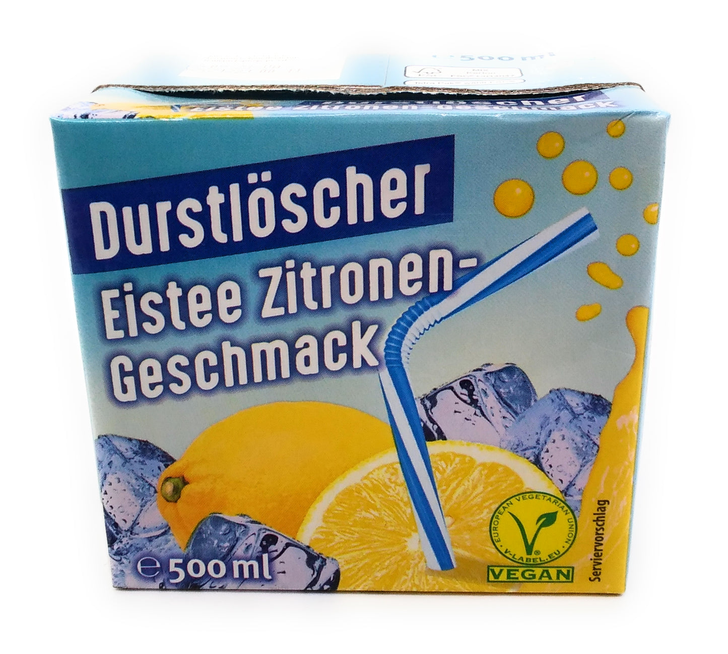 Durstlöscher-Eistee mit Zitronengeschmack – 500 ml