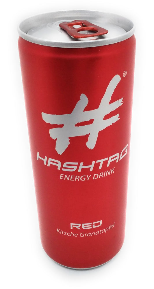 Hashtag Energy Drink – Rote Kirsche