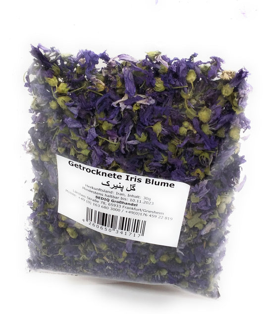 Getrocknete Irisblume - 30g