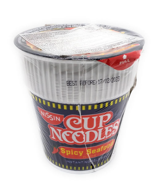 Nissin Spicy Seafood Cup Noodles Halal