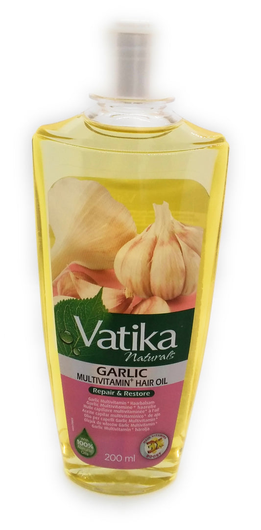 Vatika Natürliches Knoblauch-Multivitamin-Haaröl – 200 ml