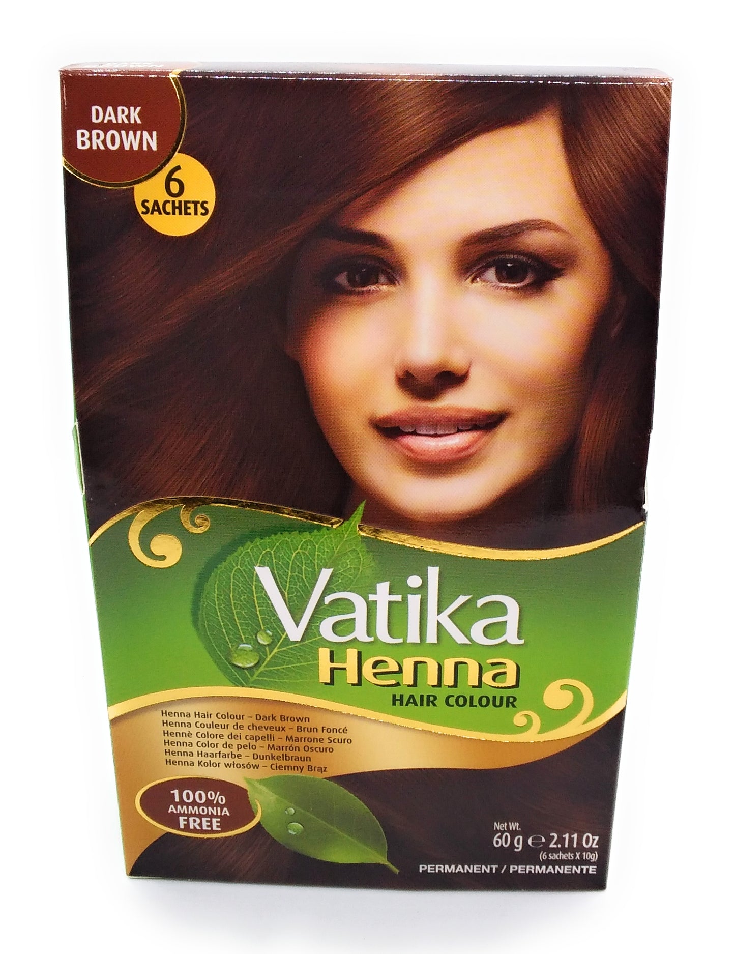 Vatika Henna Dark Brown Hair Color