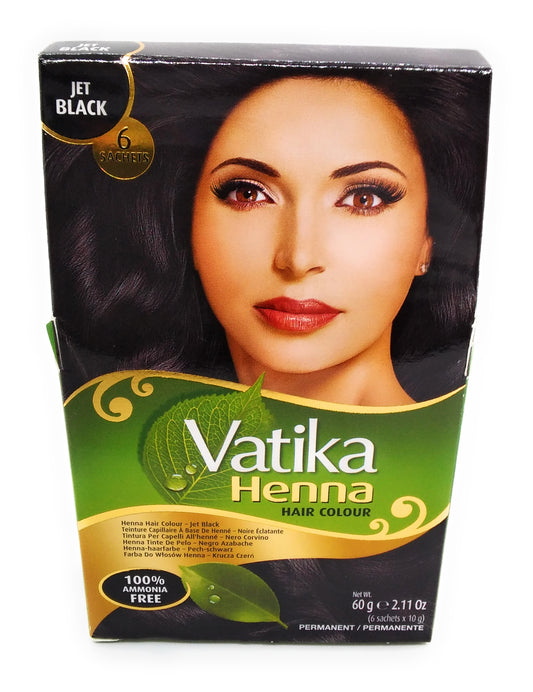 Vatika Henna-Haarfarbe – Schwarz – 60 g