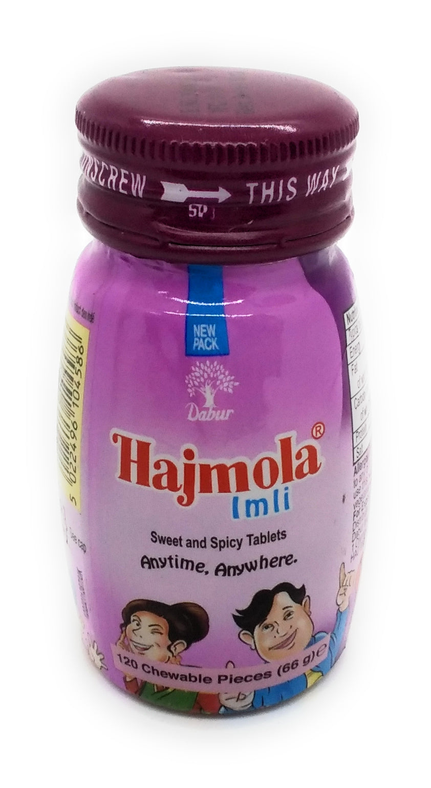 Dabur Hajmola Imli – Süße und würzige Tabletten – 120 g