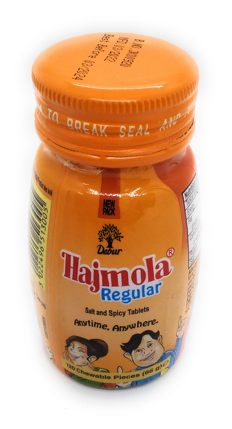 Dabur Hajmola Regular Salt and Spicy Tablets - 66g