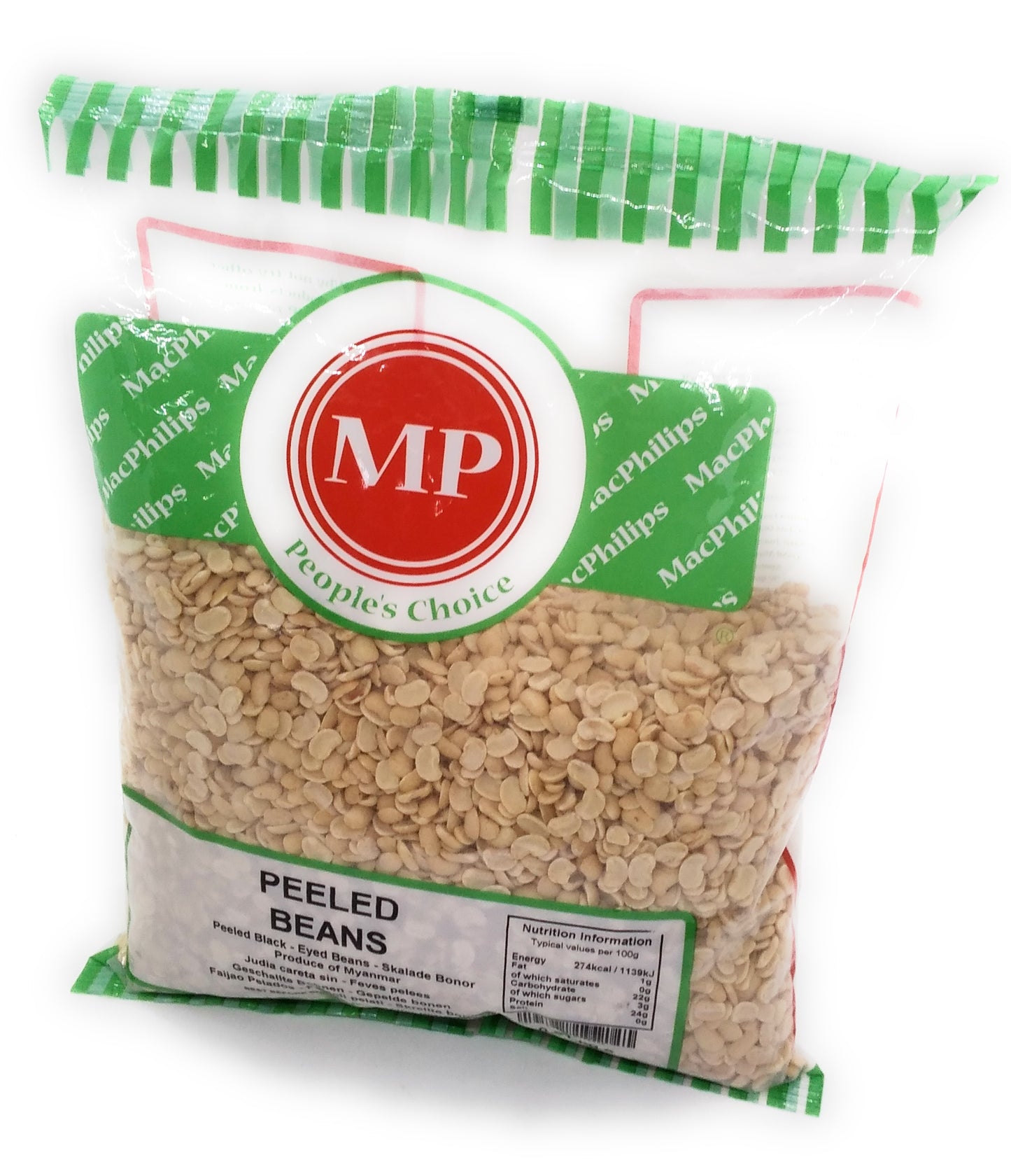 Geschälte Bohnen – MP