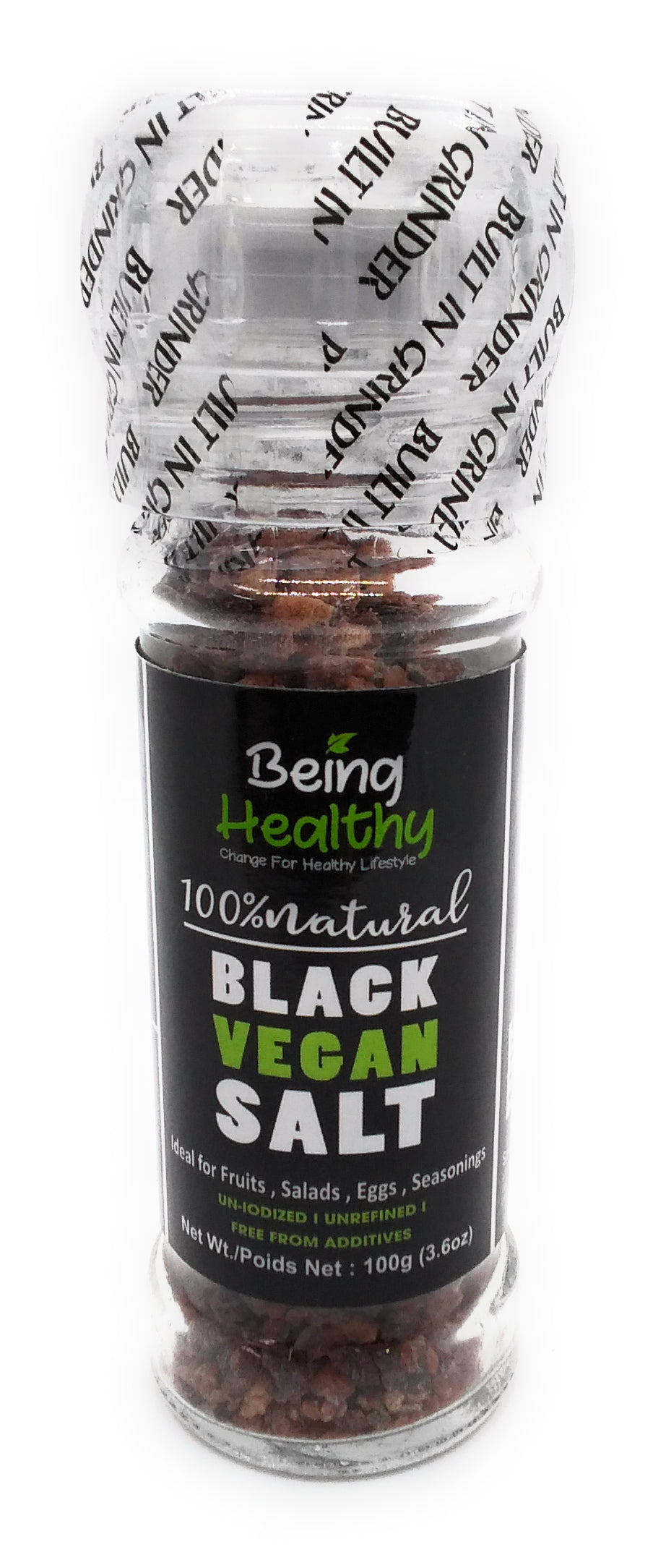 Being Healthy - Black Vegan Salt-100G