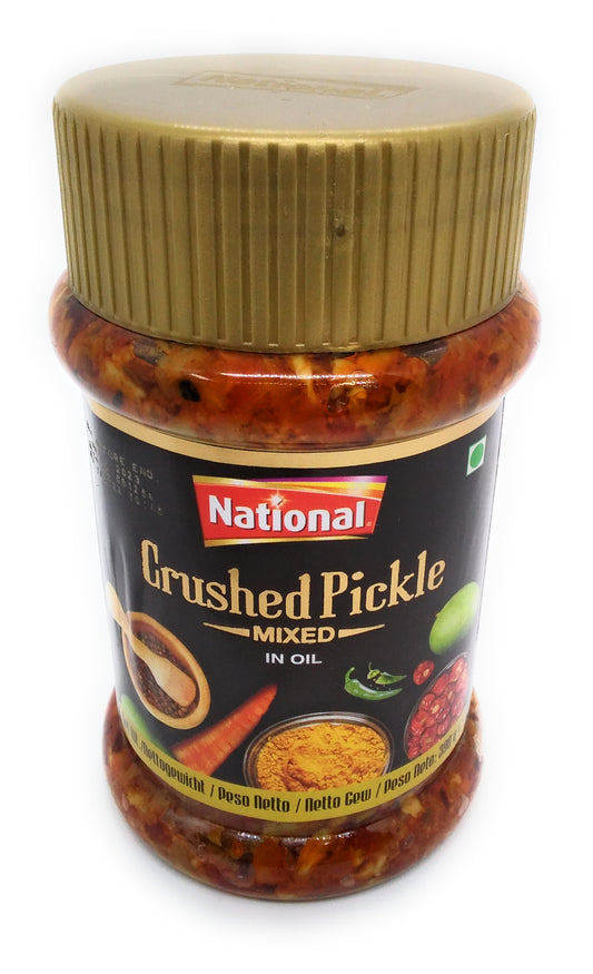 National Crushed Pickle Mixed in Oil - 390g